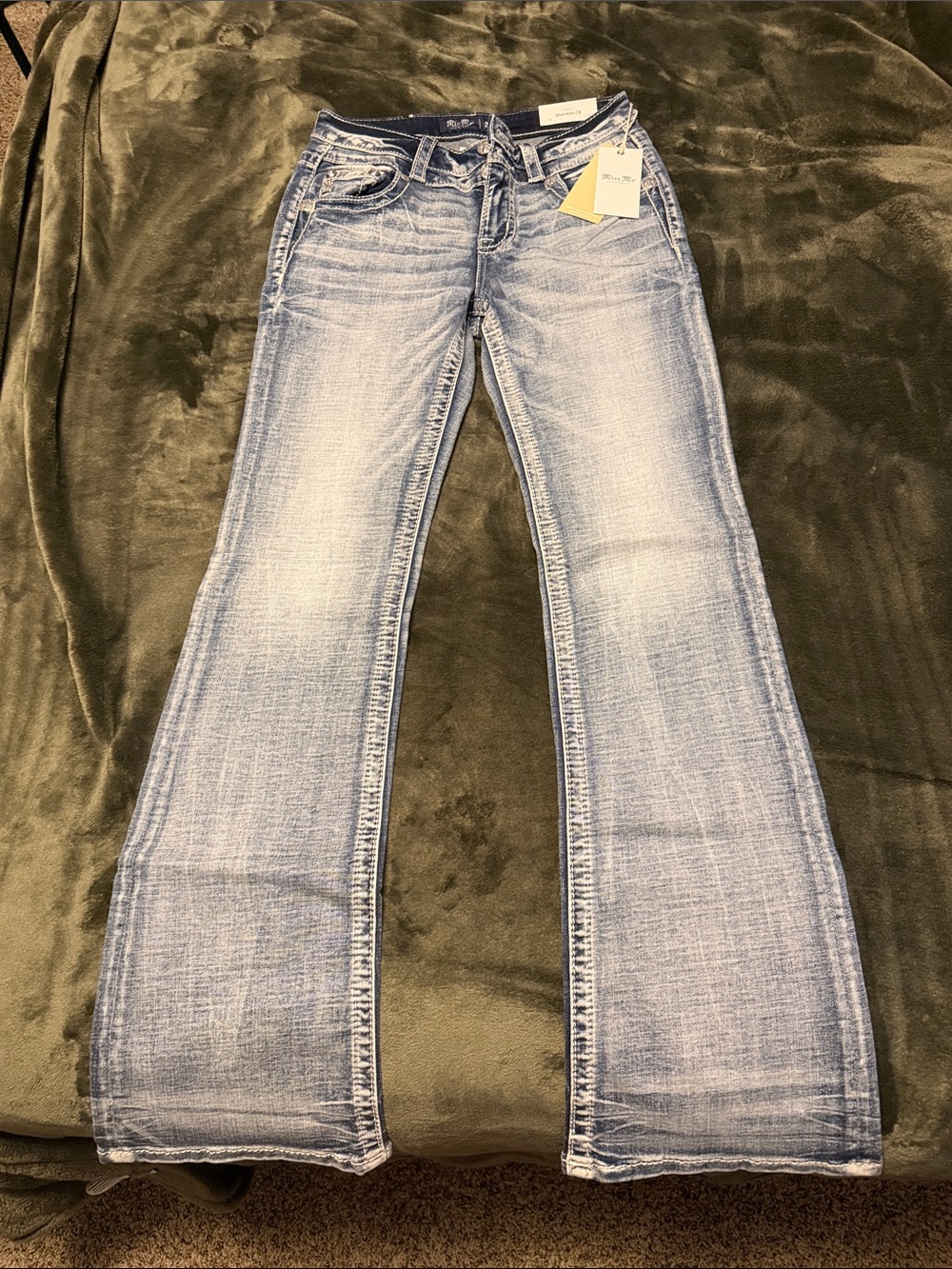 Miss Me Light Blue Flared Jeans